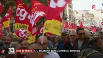 Manifestations contre la réforme du Code du travail : à Marseille, Mélenchon promet de 