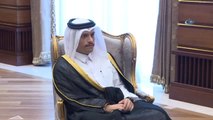 Cumhurbaşkanı Erdoğan Katar Dışişleri Bakanını Kabul Etti