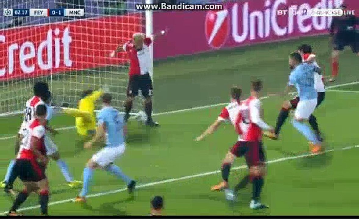 John Stones Goal HD - Feyenoord 0-1 Manchester City 13.09.2017