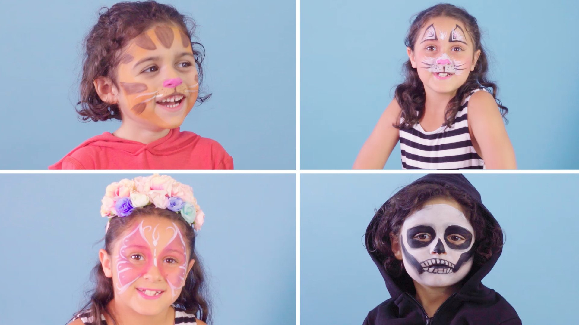4 Easy Halloween Makeup Looks For Kids Video Dailymotion