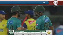 Fakhar Zaman OUT on 21 Pakistan Vs World XI - 2nd T20 13 September 2017