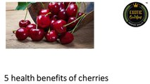 5 health benefits of cherries