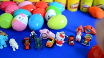 30 Surprise Eggs Play-Doh Kinder Surprise LPS Disney Cars Thomas And Friends Hello Kitty Spiderman