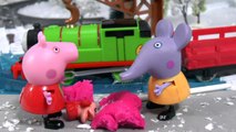 Peppa Pig Play Doh Surprise Eggs Lollipops Cars Thomas The Train Princess Mermaid Frozen Toys