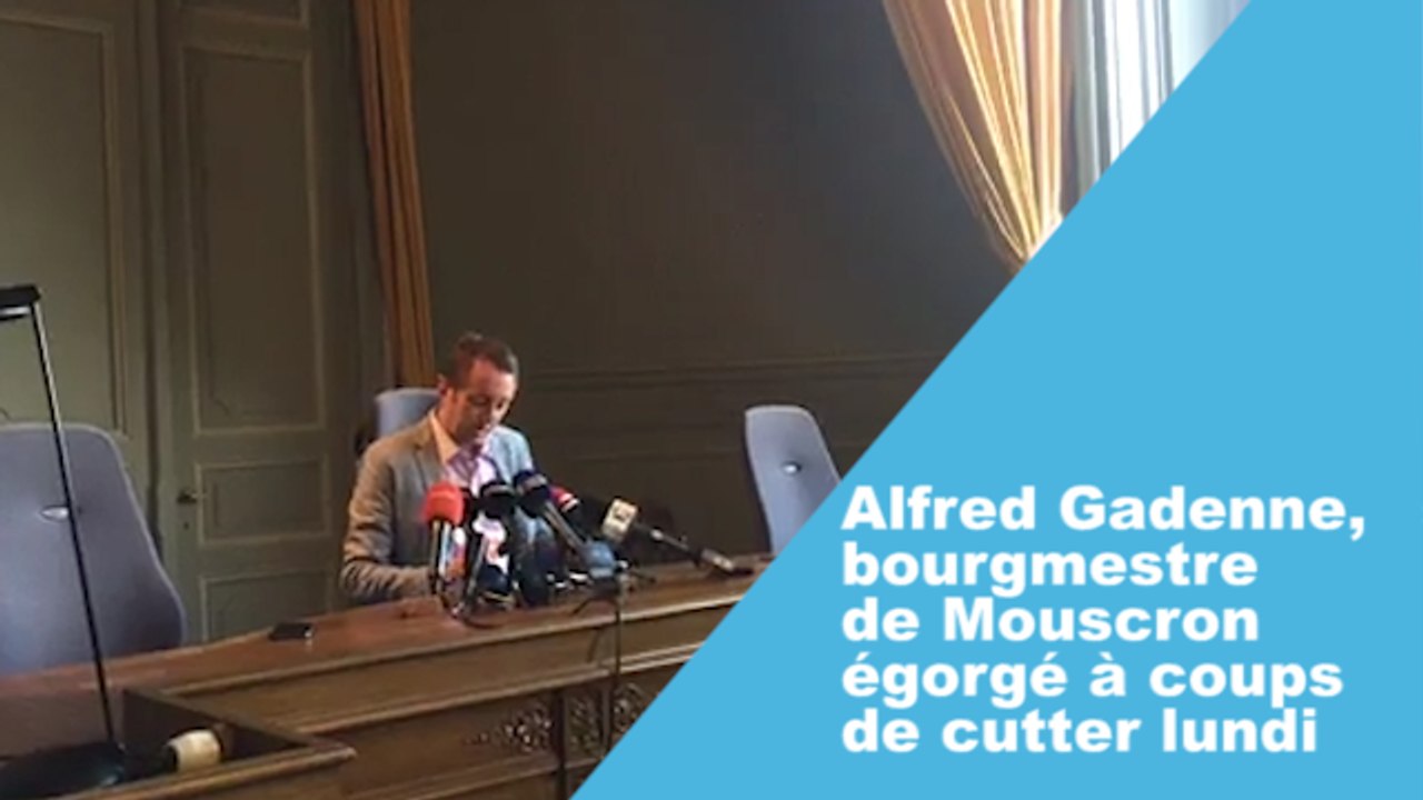 Alfred Gadenne, bourgmestre de Mouscron égorgé à coups de cutter lundi soir