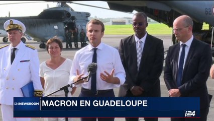 Emmanuel Macron est arrivé en Guadeloupe