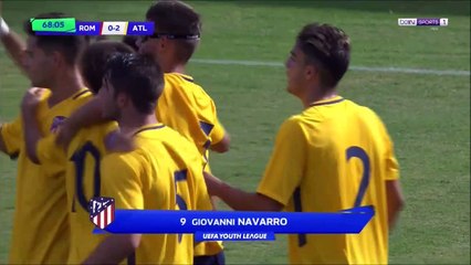 0-2 Giovanni Navarro Goal UEFA Youth League  Group C - 12.09.2017 AS Roma Youth 0-2 Atlético...