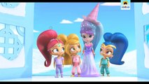 Shimmer and Shine Freezeamay Falls Episode Color Disney Frozen Elsa Aurora Ariel Snow White