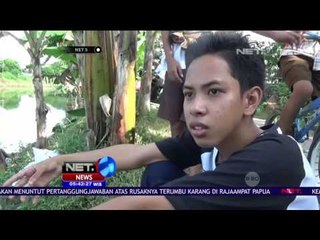 Penampakan Buaya di Kanal Batua Jadi Tontonan Warga - NET5