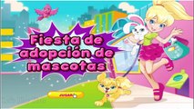 Polly Pocket en español Fiesta de adopcion de mascotas| Lets Play Kids