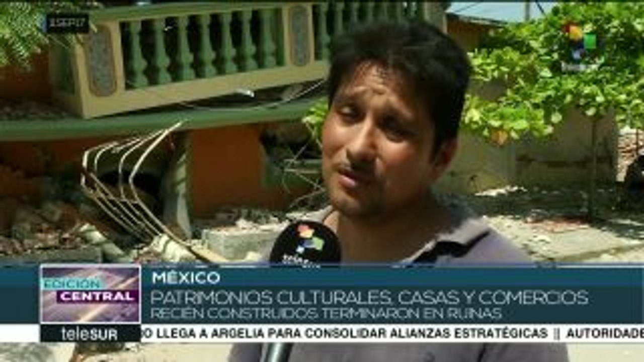 México: Istmo de Tehuantepec clama ayuda tras terremoto de 8.2