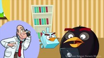 Angry Birds Five Little Monkeys Jumping on the Bed Nursery Rhyme