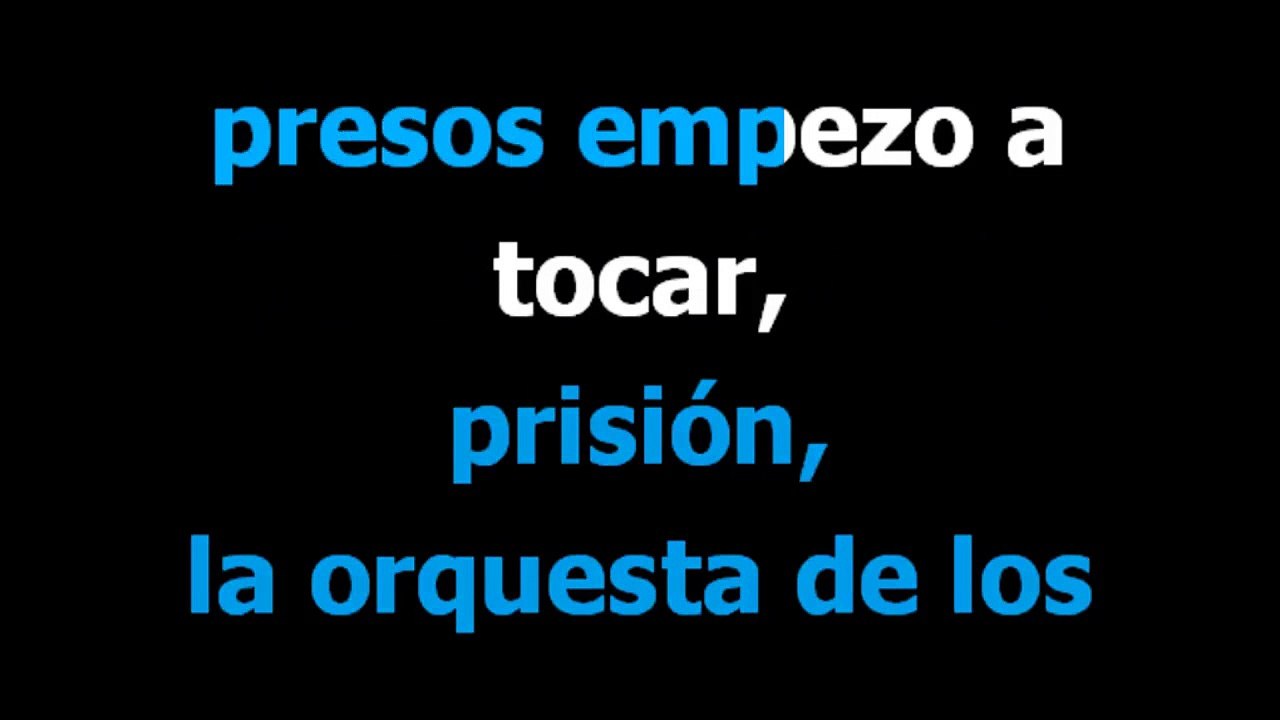 Rock de la carcel  - Elvis Presley -  Karaoke -  Lyrics