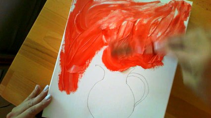 Preparacion para bordar un cuadro (  Veneno verde Parte 1)