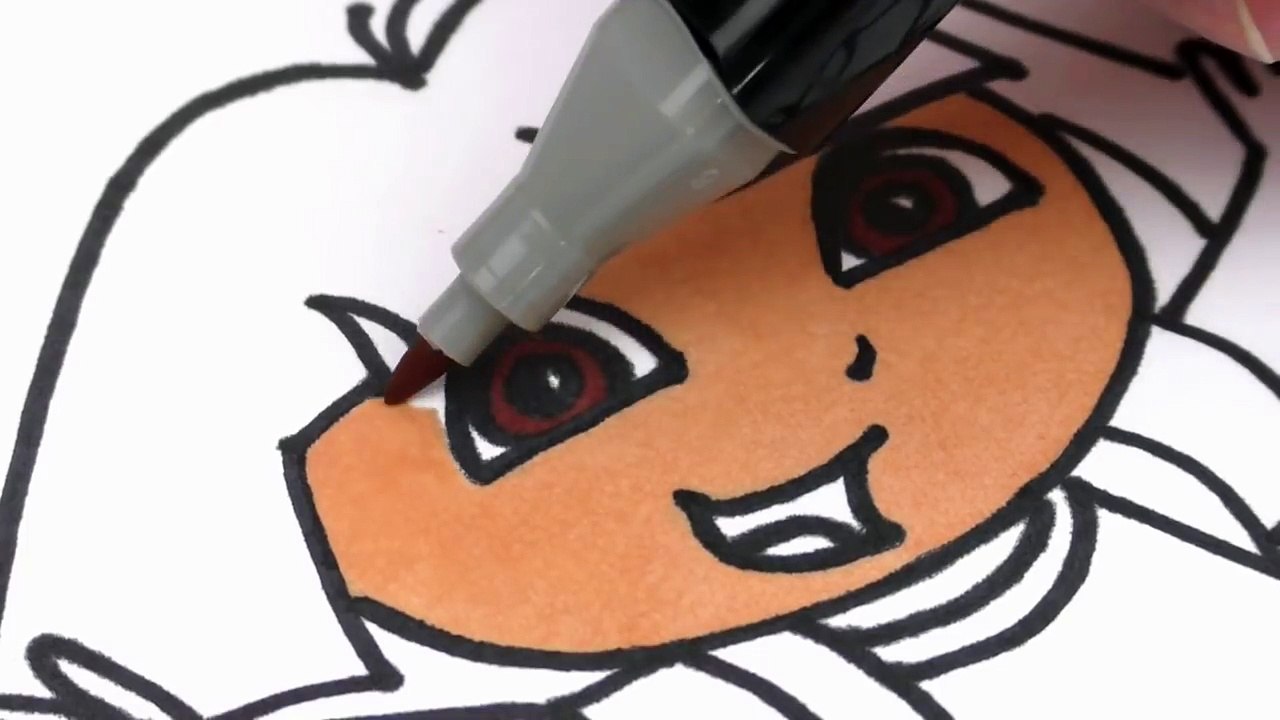 Dora Coloring Pages | Drawing Art for Kids | Dora the Explorer | How to Draw Color | kidzmagic