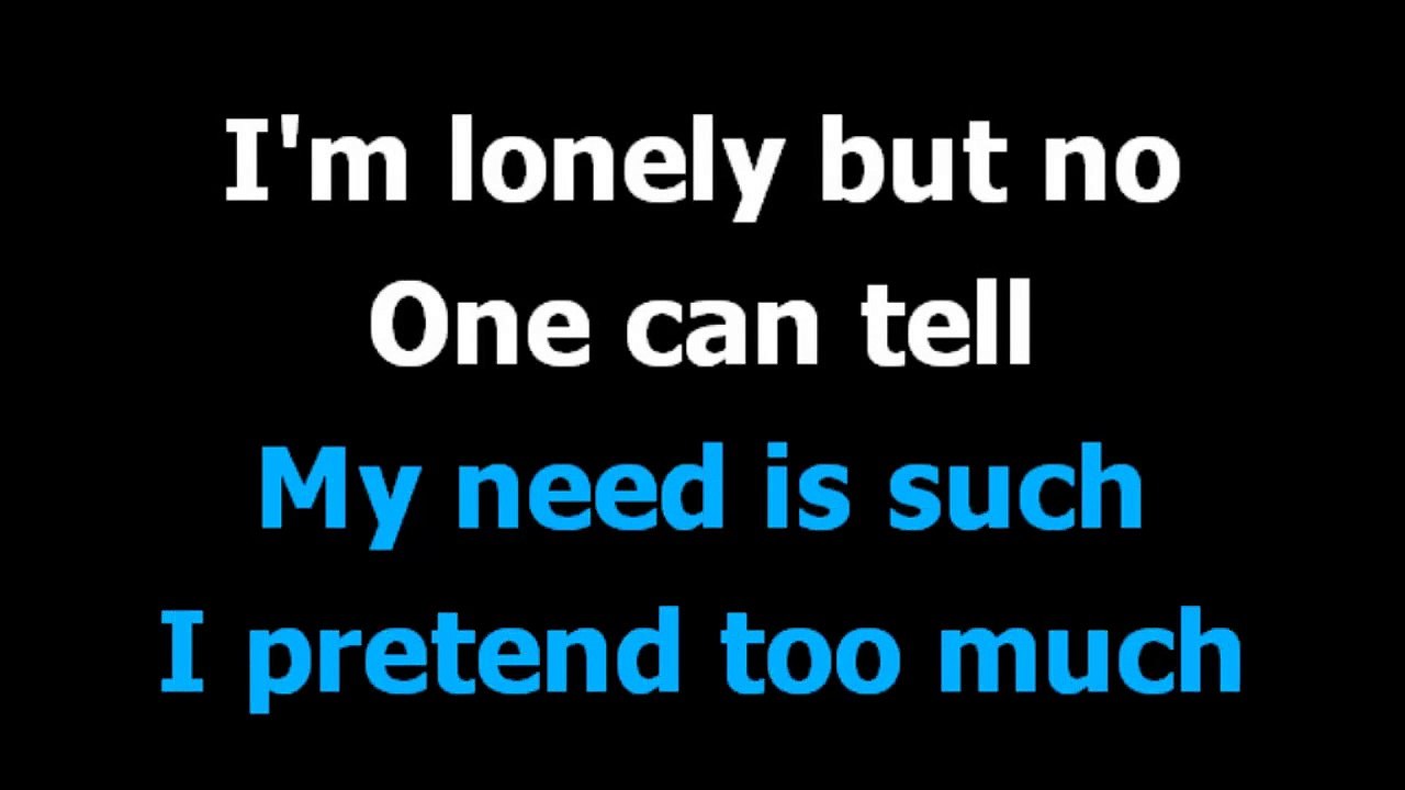 The great pretender  - Elvis Presley  - Karaoke -  Lyrics