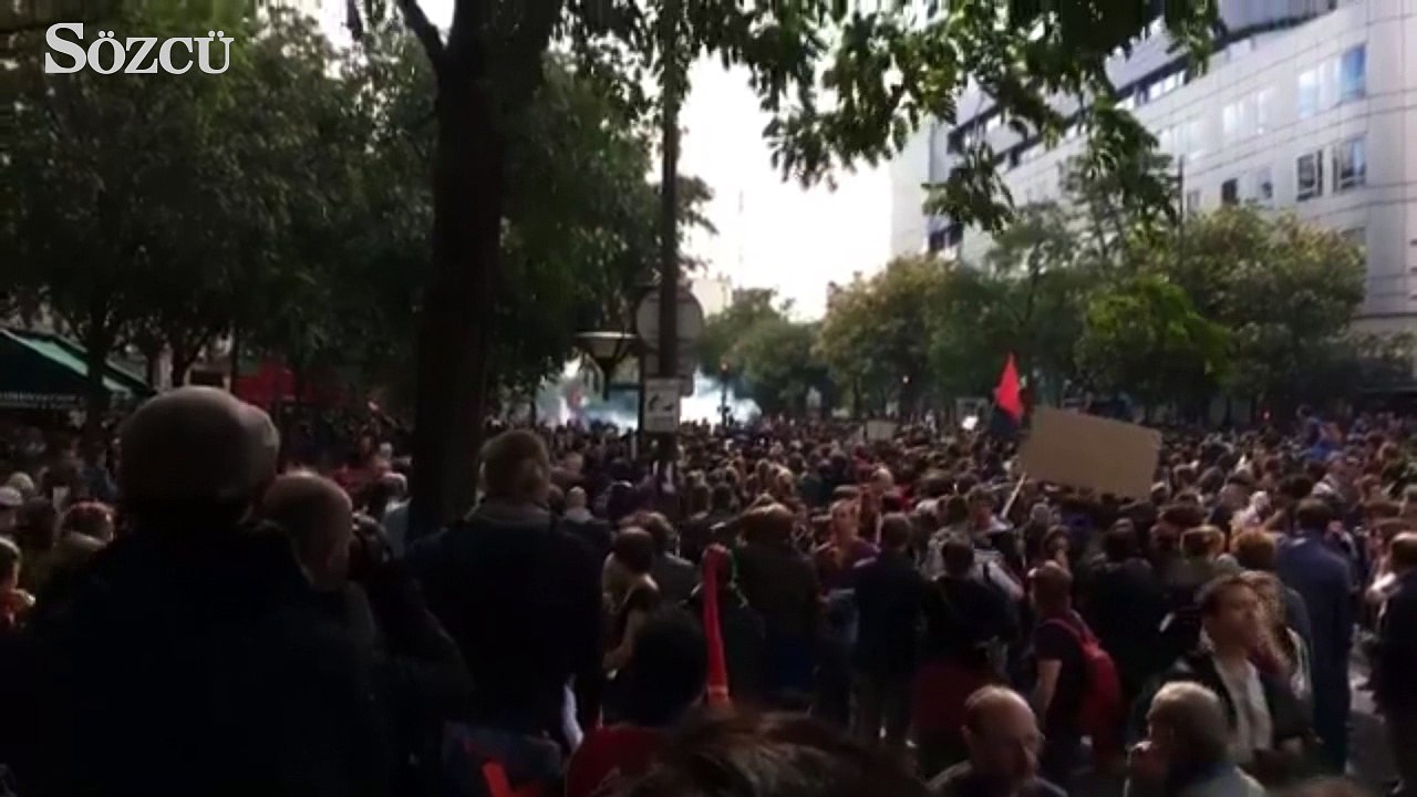 Paris’te çatışma