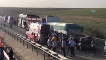 Eskişehir'de Zincirleme Kaza...anız Yangını Zincirleme Kazaya Neden Oldu: 34 Yaralı