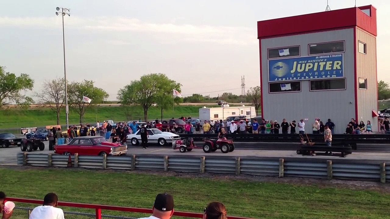 NOS NITROUS Mustang Nova Chevy II Drag Race- Redline Dragway Texas