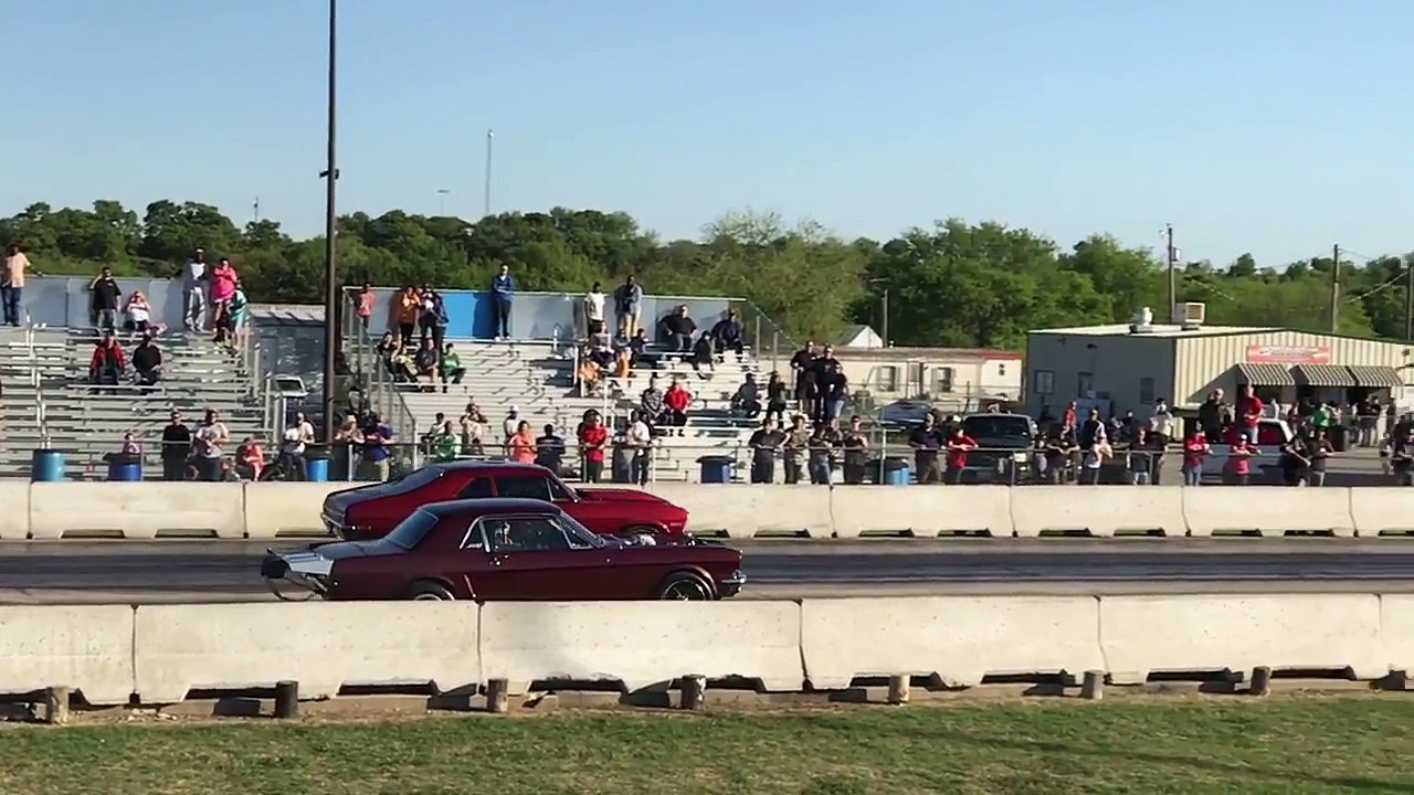Bad ass mustang huge slow mo wheelie with fire ball at Northstar Dragway