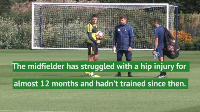 Lamela returns to Tottenham training after lengthy absence