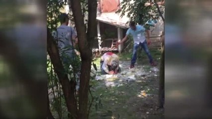 Damadın Üzerine Yumurta, Ketçap, Un, Sirke Döktüler