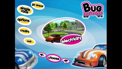 Bug Mania gameplay on City of lights with cabrio-bug car