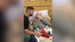 Tim Tebow meets World War II vet after Hurricane Irma