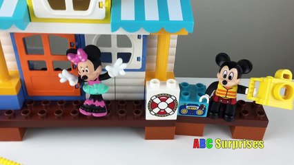 LEGO Mickey & Friends Beach House Best Learning Video FISH Colors Batman Mighty Minis Egg Surprise