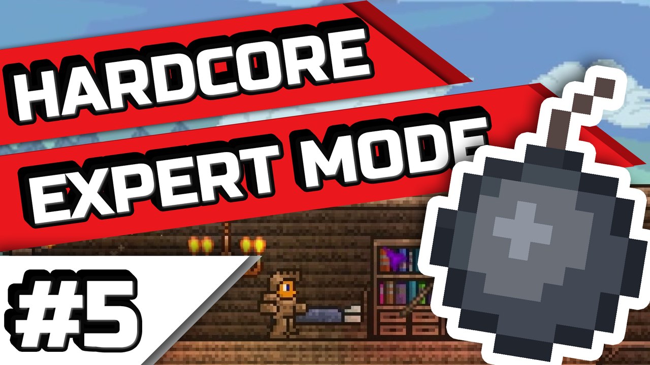 “Grab a hammer, home improvement!” | #5 | Hardcore Expert Mode | Terraria Let's Play | No Deaths