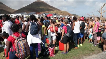 Destruição em Saint Martin causada pela passagem do furacão Irma