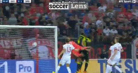 Seydou Doumbia Goal HD - Olympiakos Piraeus 0-1 Sporting - 11.09.2017 HD