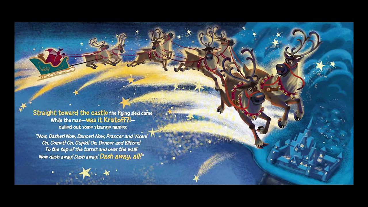 OLAFS NIGHT BEFORE CHRISTMAS Read Aloud ~ Christmas Stories ~ Bedtime Story Read Along Books
