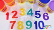 Play Doh Numbers 1 to 10 Learn Counting Numbers 1-10 Play Doh Numeros - Rainbow Basic