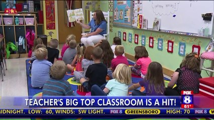 First Grade Teacher Transforms Classroom Into a Circus