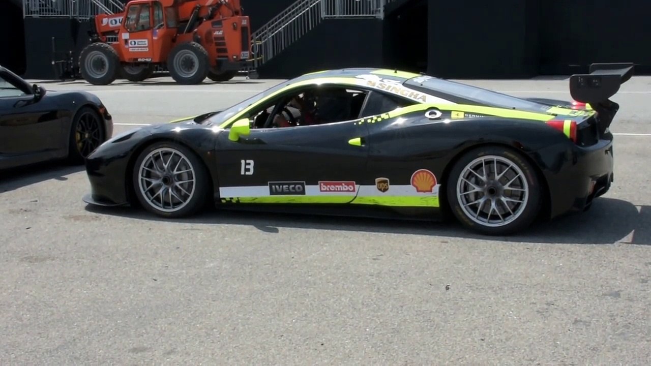 Ferrari 458 Challenge at Mazda Raceway Laguna Seca