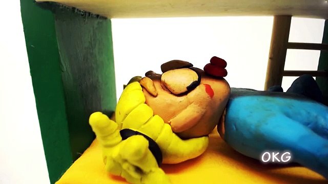 Gummy Bear and SpongeBob Baby Toys Play Time Play Doh Video Baby Stop Motion Cartoon