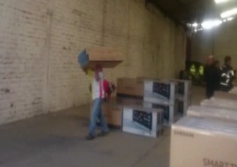 Se recupera en Cuenca los más de mil televisores robados en Durán