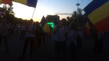 Protest al unui grup de unionişti la concertul lui Igor Dodon din 24 august 2017