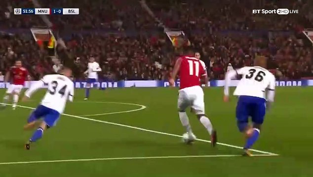 Romelu Lukaku Goal - Manchester United vs Basel 2-0 (12.09.2017)