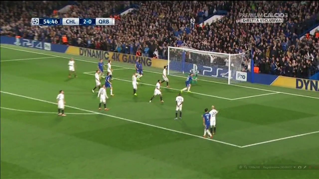 César Azpilicueta Goal - Chelsea vs Qarabag 3-0 (UEFA Champions League) 12-09-2017 HD