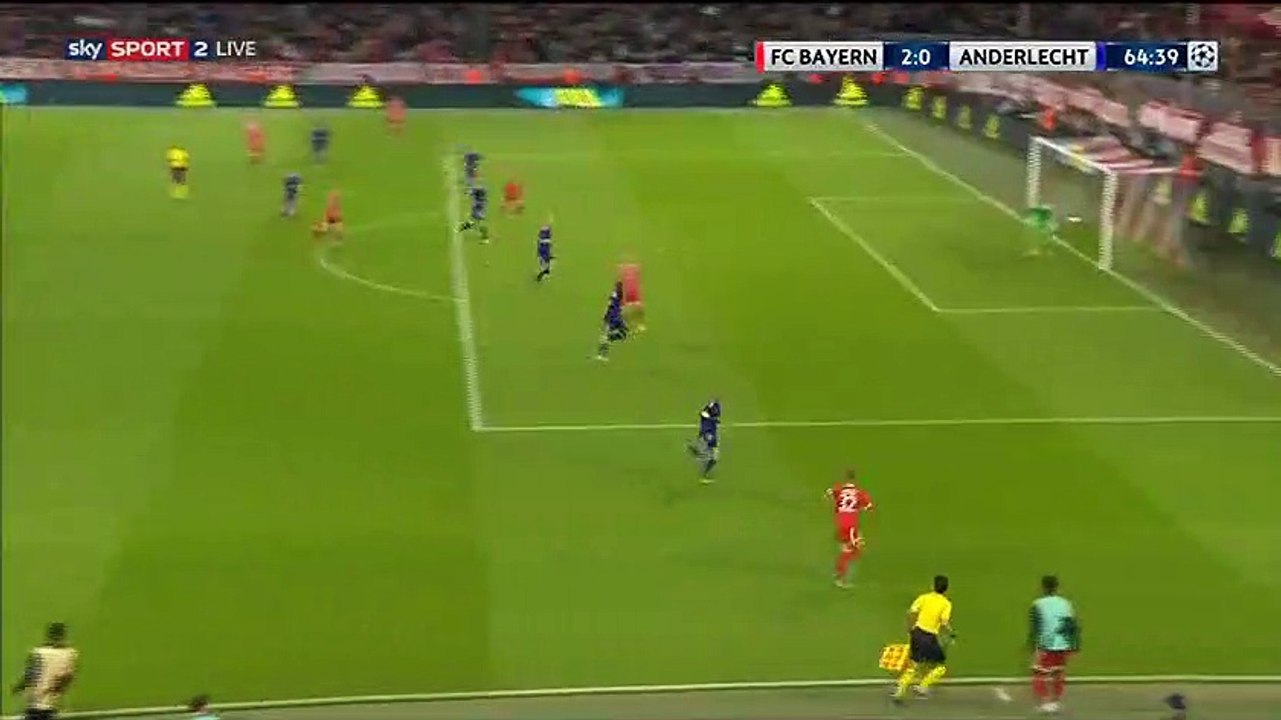 Thiago Alcantara Goal - Bayern Munich vs Anderlecht 2-0 (12.09.2017)