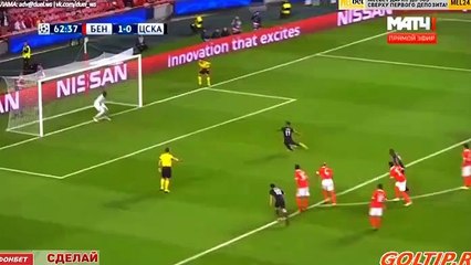 Vitinho (Penalty) Goal HD - Benfica	1-1	CSKA Moscow 12.09.2017