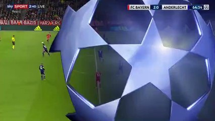 Thiago Alcantara Goal HD - Bayern Munich	2-0	Anderlecht 12.09.2017