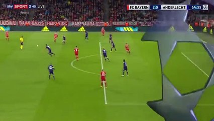 Thiago Alcantara Goal HD - Bayern Munich	2-0	Anderlecht 12.09.2017