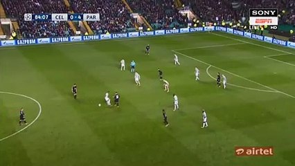 Edinson Cavani GOAL HD - Celtic 0-5 PSG 12.09.2017