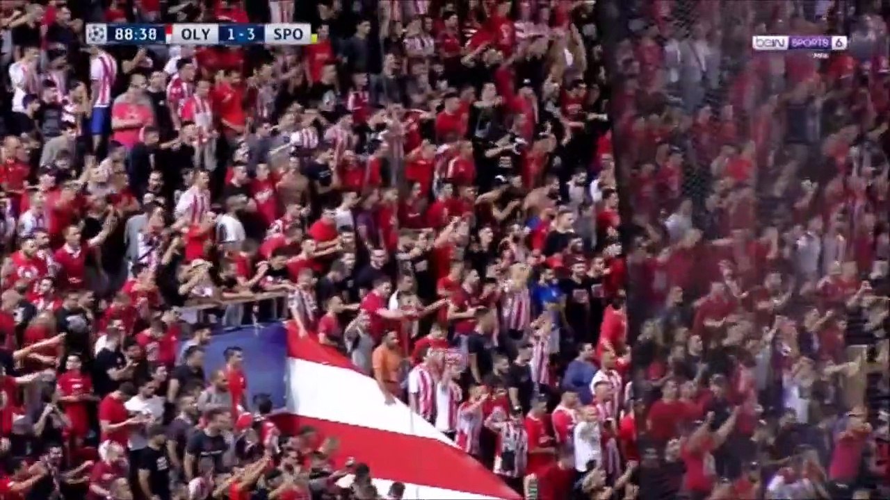 1-3 Felipe Pardo Goal Olympiakos Pireus 1-3 Sporting Lisboa - 12.09.2017