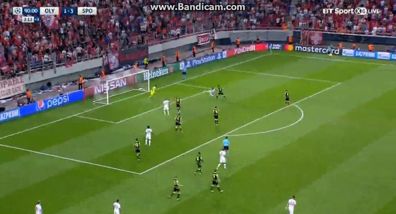 F.Pardo Goal Olympiakos 2 - 3 Sporting CP 12.09.2017 HD