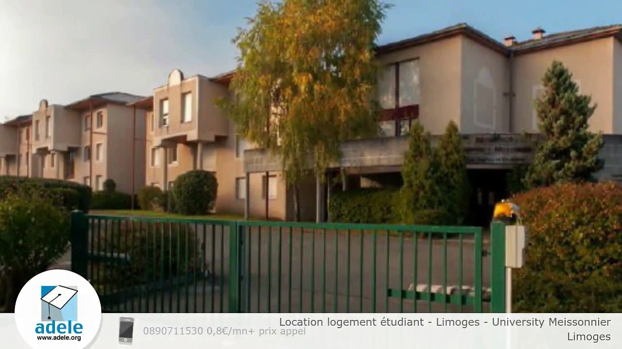 Location logement étudiant - Limoges - University Meissonnier