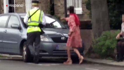 Atacaron a un oficial de tránsito por ponerle una multa a una minusvalida